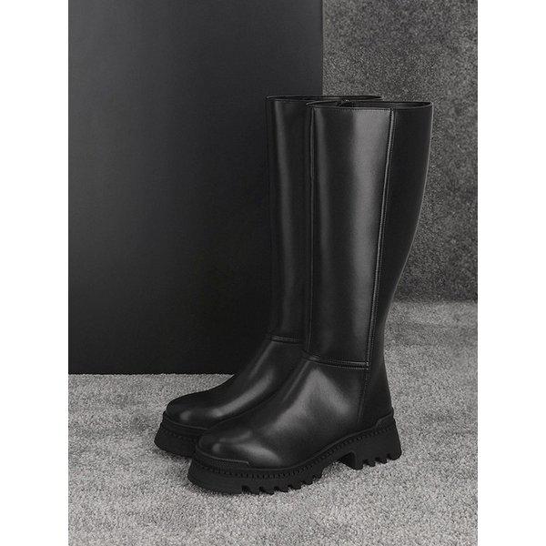 マッツ 女性 カジュアル モールド ロングブーツ 4.5cm LCWL74M44V