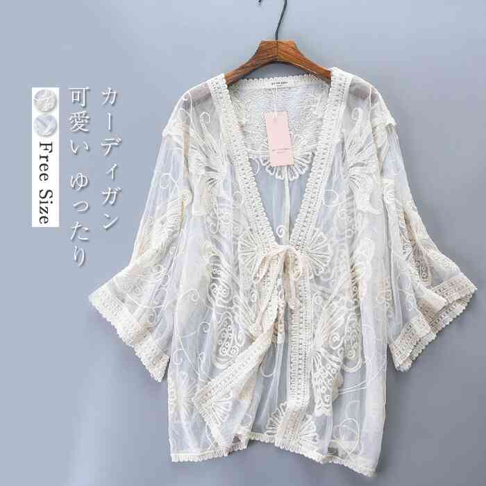 【20点セット】【送料無料】綿 カーディガン レディース 薄手 夏 透かし編み 可愛い レース カーディガン 薄手 レディース 春 夏 きれいめ コットン 羽織り UV 紫外線対策 ゆったり トップス