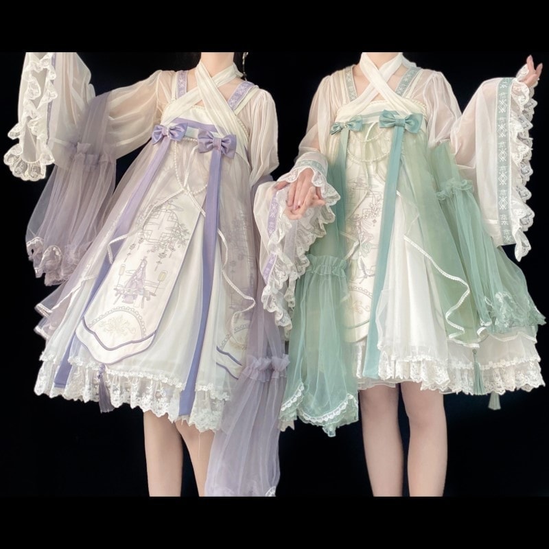 正規品青糸紫煙韓国lolitaインナーストラップカーディガン薬大袖薬剤師章