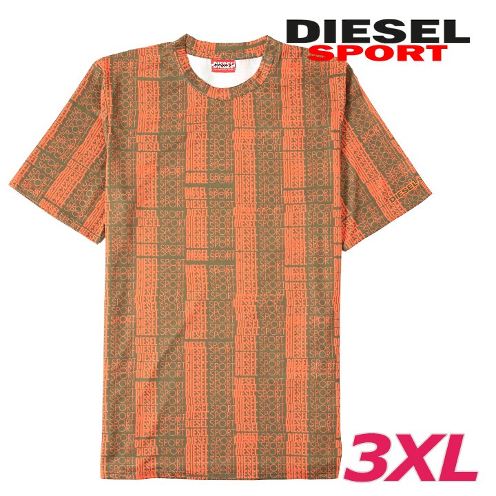 半袖Tシャツ カットソー メンズ AMTEE-LANDON-HT27 総柄ロゴプリント 吸汗速乾 die-m-t-g4-565