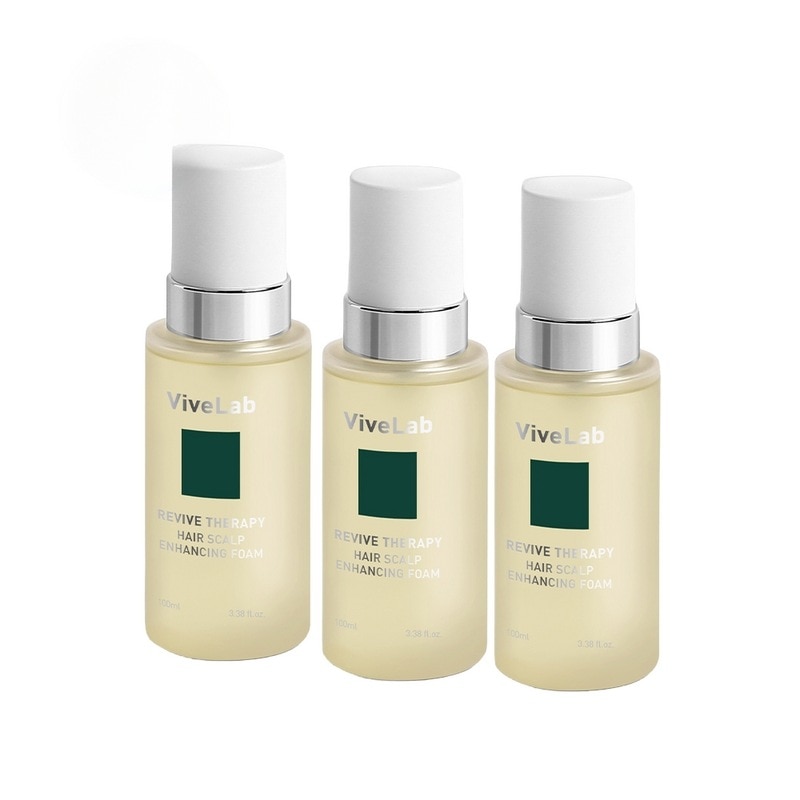 バイブラップリバイブセラピーヘアスカルプエンハンスフォーム100ml×3個セット頭皮栄養剤エッセンス