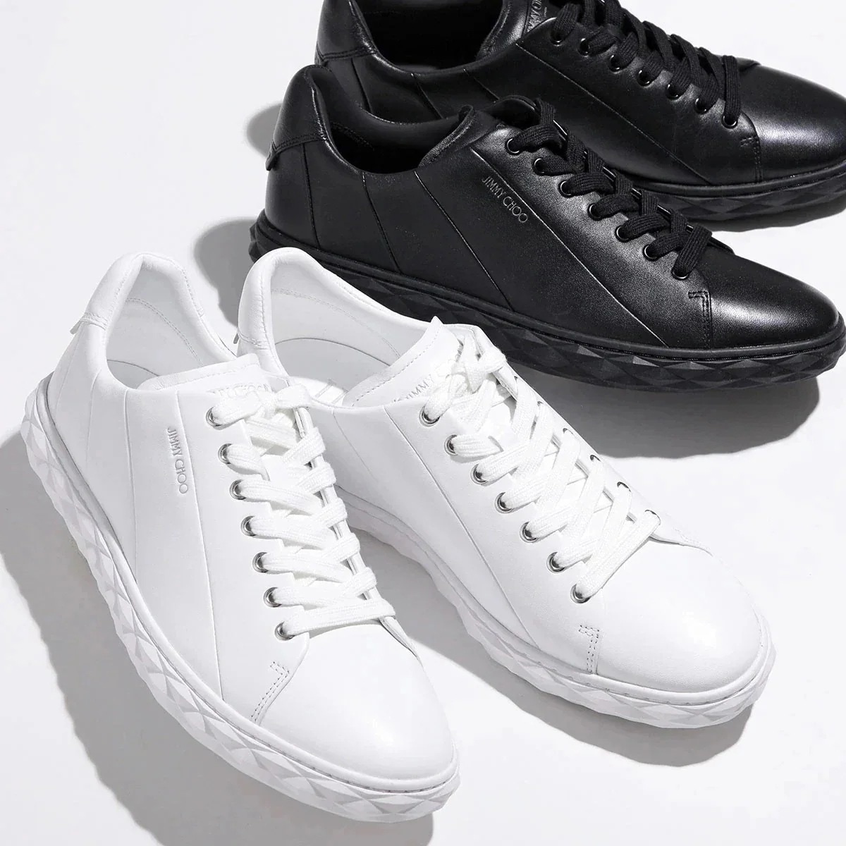 Jimmy Choo ジミーチュウ スニーカー DIAMOND LIGHT M RXN ダイアモンド ライト メンズ ロゴ レザー ローカット シューズ 靴 カ