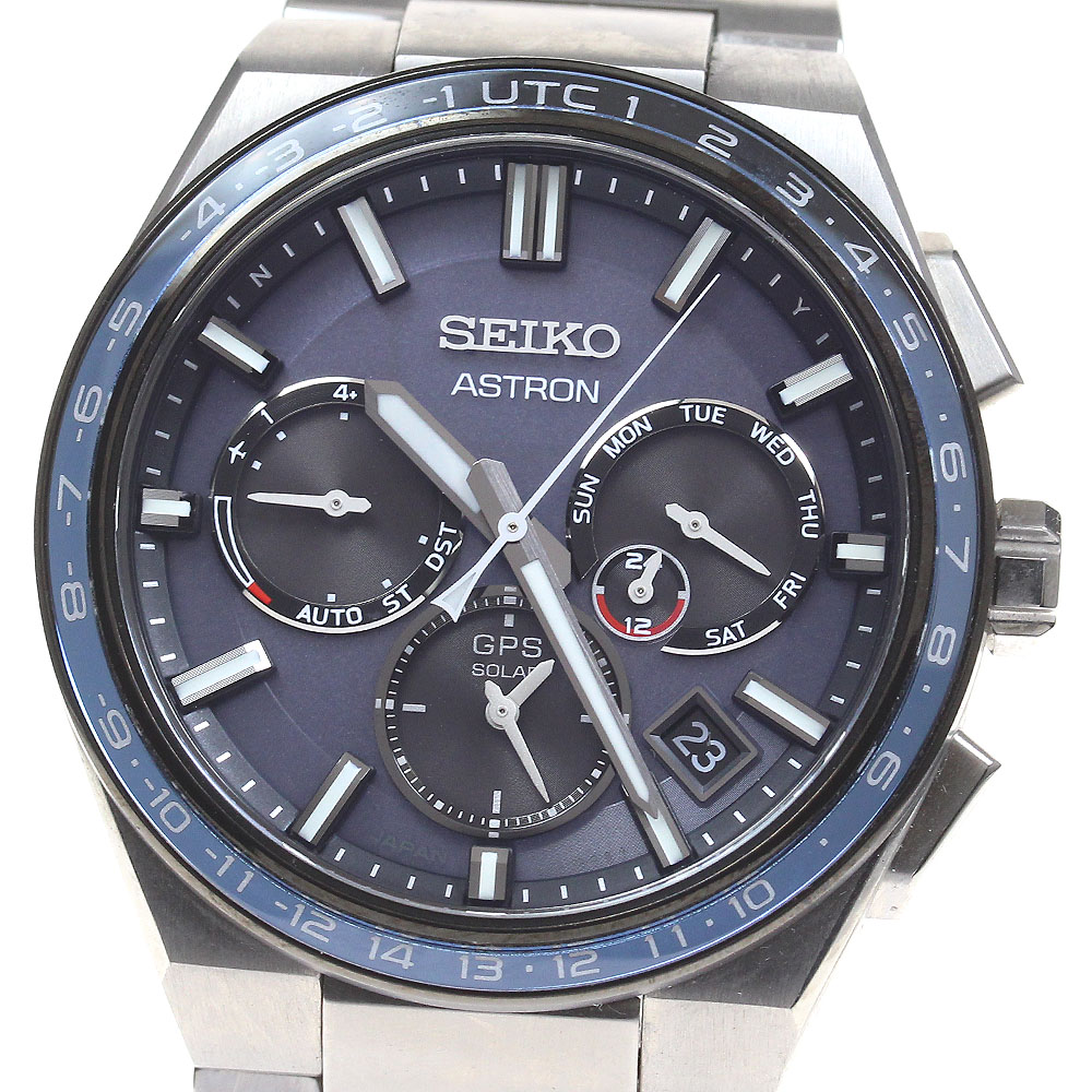 セイコー SEIKO SBXC109/5X53-0BR0 アストロン GPS デイデイト ソーラー電波 メンズ 良品 箱・保証書付き_834942【中古】