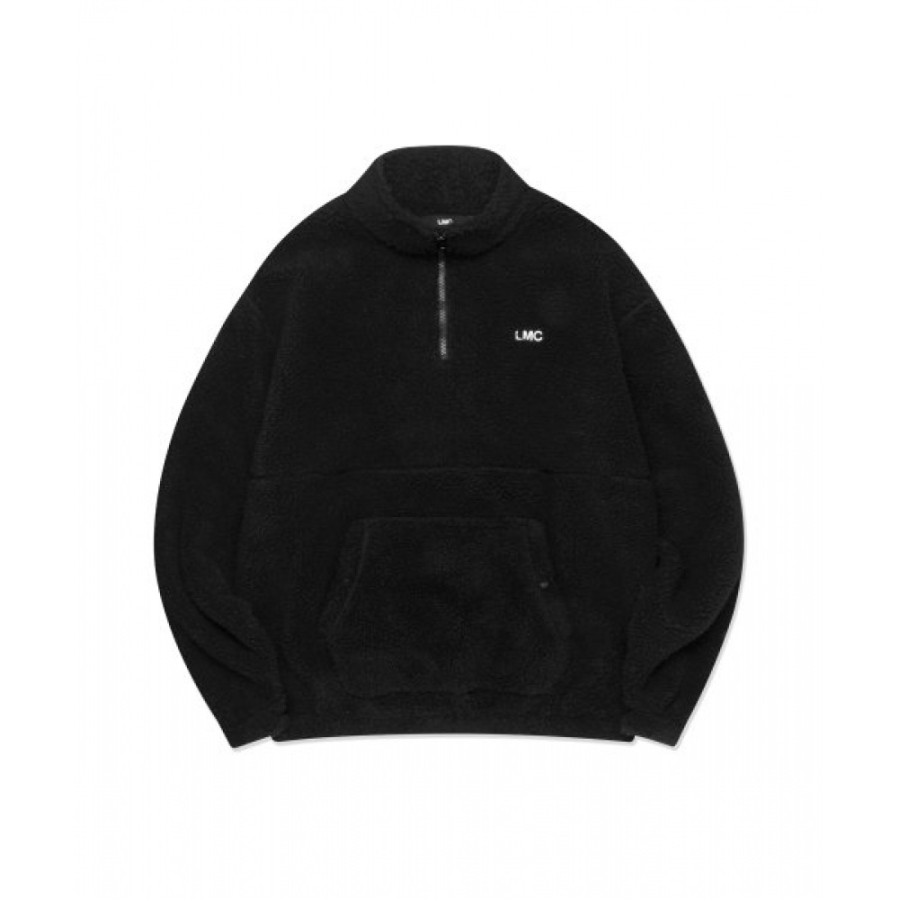 LMC OG ボアフリースクォータージッププルオーバーブラック 11,676円
