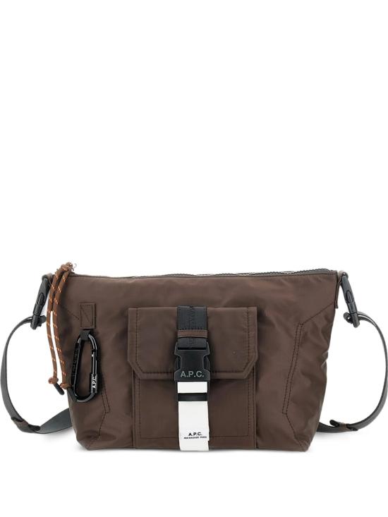 A.P.C. Men Shoulder Bags PAAGSH61734 CAA Brown