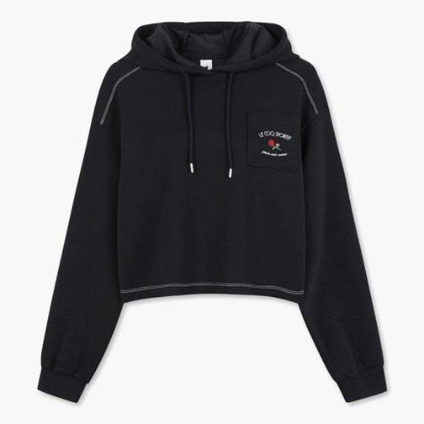 フーディー TQT QP322OHD71-BLK 女性 ダブルテンション ルーズフィット フード BLACK 9,373円