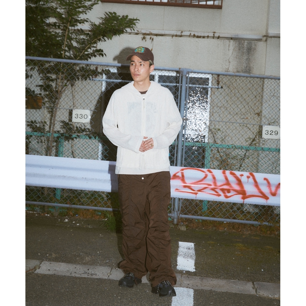 ノウウェーブユニセックスナイロンパッカリングパンツ KNP018U (ブラウン)