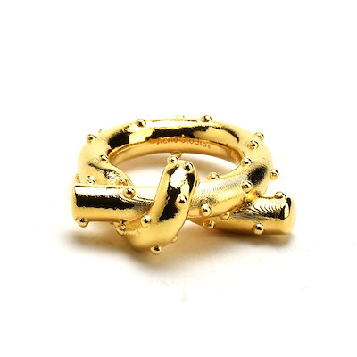 Acne Studios リング Qoo10] ACNE STUDIOS アクネストゥディオズ ブラスノットリング