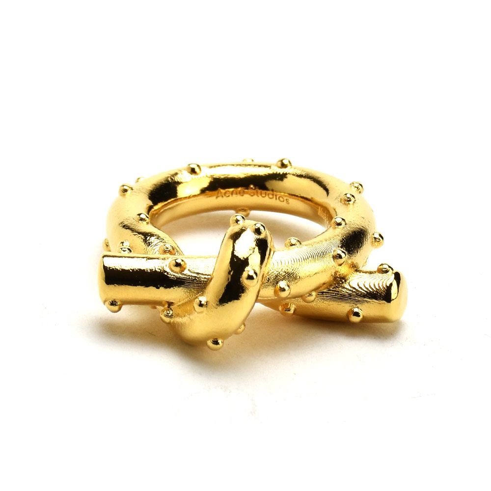 アクネストゥディオズ ブラスノットリング レディース 指輪 ジュエリー ゴールド Acne Studios RING[c50267-29010]