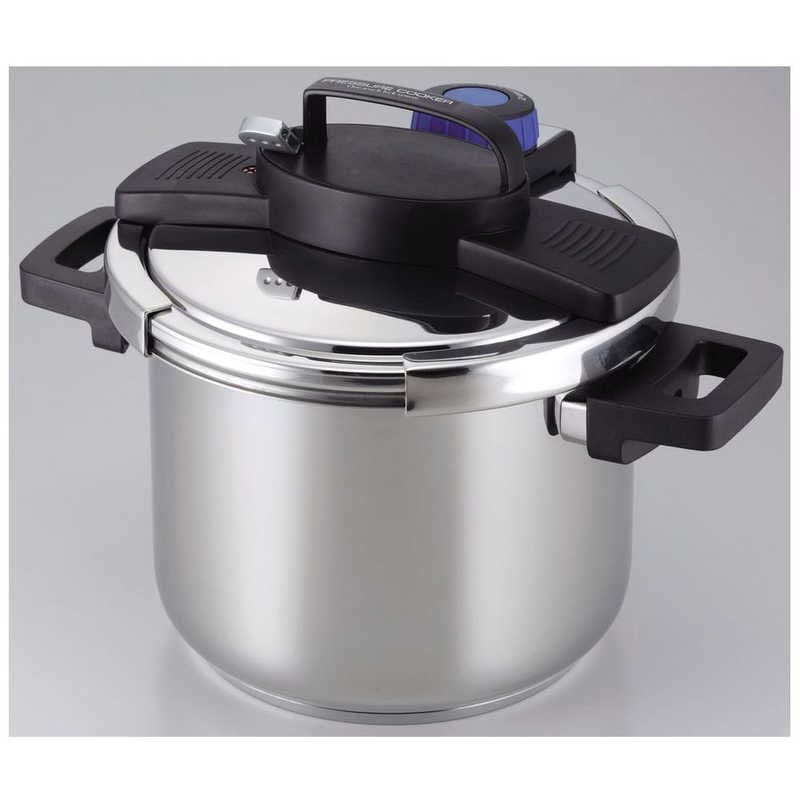 パール金属　3層底1タッチレバー圧力鍋 5.5L　H-5389鍋