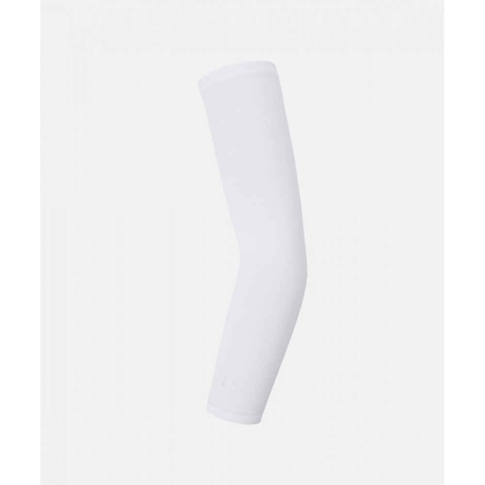 DESCENTE ランニングメッシュアームカバー ホワイト SQ223RSU42