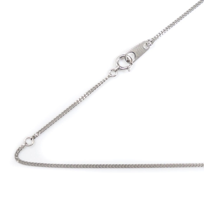 Pt850プラチナ ネックレス 喜平2面カット 2.9g 40cm レディース 中古