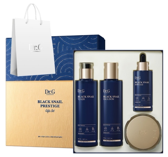 ブラックスネイル プレステージ トナー + エマルジョン + アンプル + クリーム 50ml + ショッピングバッグ セット