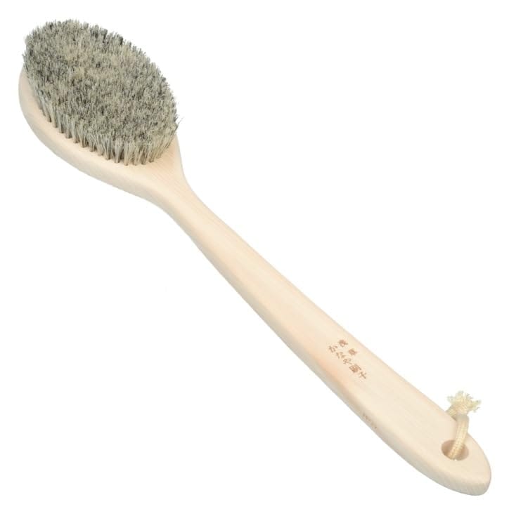 かなや刷子 ボディブラシ ヒノキDX-L ハード 131162