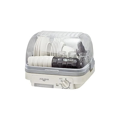 他サイト： 食器乾燥器 食器乾燥機 5人分 120分タイマー付き YD-180(LH) ライトグレーの商品画像