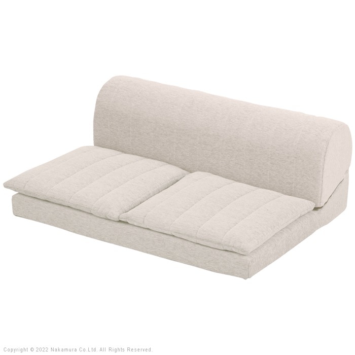 フリースタイルローソファ 二人掛け 低反発 ルシオ 71500053-IV アイボリー 16,132円