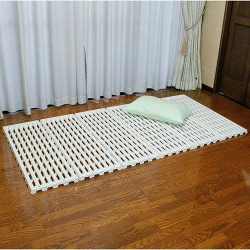 蝶プラ工業 782436 すのこベッド(アイボリー) 782436チヨウプラ