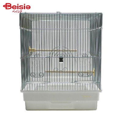 他サイト： 鳥かご　ＨＯＥＩ　３５角Ｇ　ホワイト　（３７X４１．５X４４ｃｍ）　セキセイ　小型インコ　フィンチ　本体アミ４面一体　ＣＲＣ55―15―10―10―00の商品画像