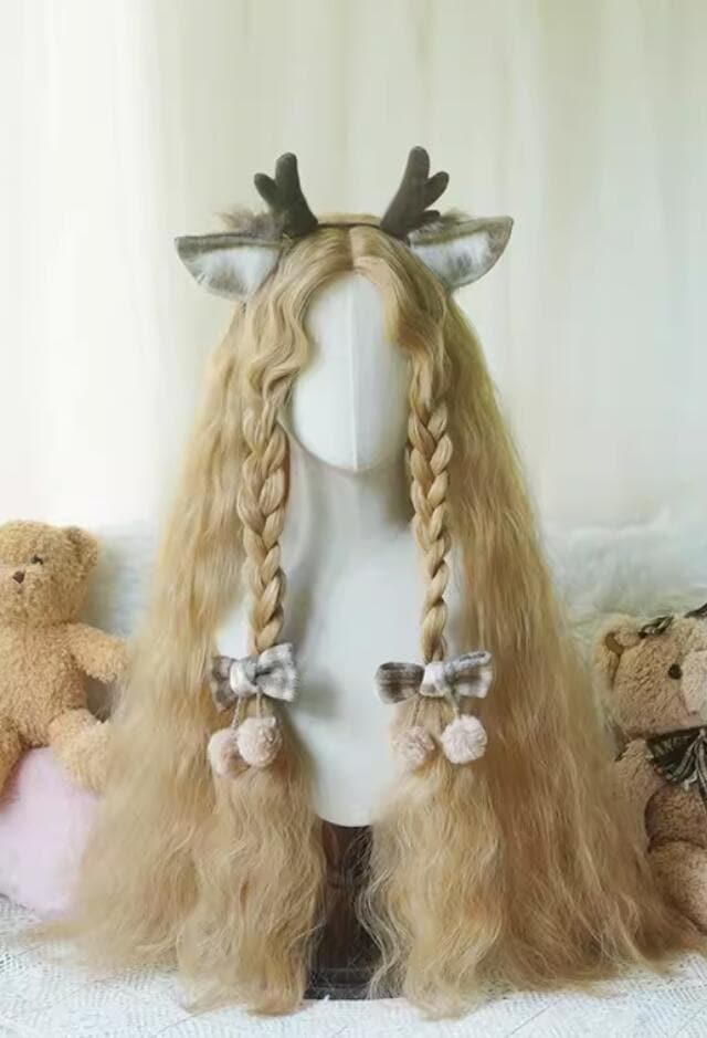 172【新作登場 最安値】80CM 系　ウィッグ ロリータ 原宿 かつら カラー　ピンクゴスロリ　可愛い