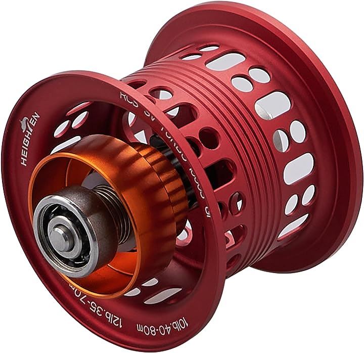 リール スプール BOOST ダイワ DAIWA ベイトリール 替えスプール ベアリング付き リョウガ モアザン スティーズ ジリオン 717( レッド)