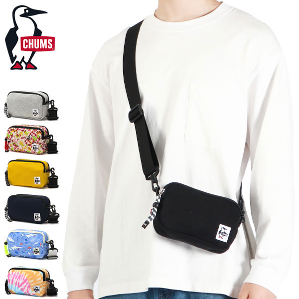 日本正規品 ショルダーバッグ メンズ レディース 斜めがけバッグ 小さい 軽量 撥水 スウェット レクタングルショルダースウェット CH60-3461