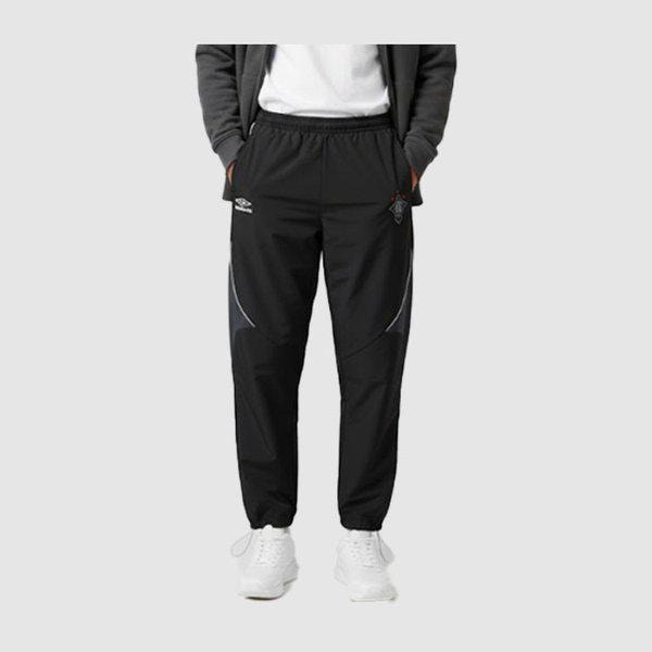 HBL ネオ ブリット カラーブロック ワイド ジョガー 2WAY セットアップ パンツ UR123CPT22-BLK0