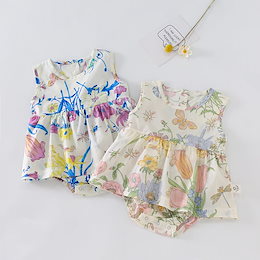 2020夏の韓国の子供服の新しい女の子のファッションドット半袖ドレス親子半袖プリンセスカジュアルドレス