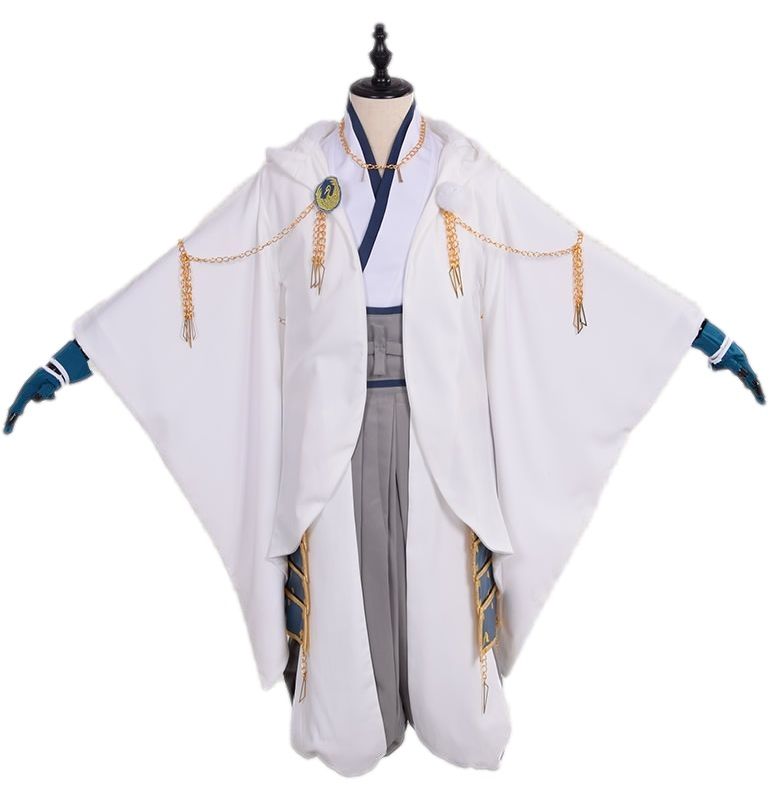 刀剣乱舞 風 鶴丸国永 つるまるくになが コスチューム コスプレ衣装 10点セット サイズ S―XXL 男女共通サイズ