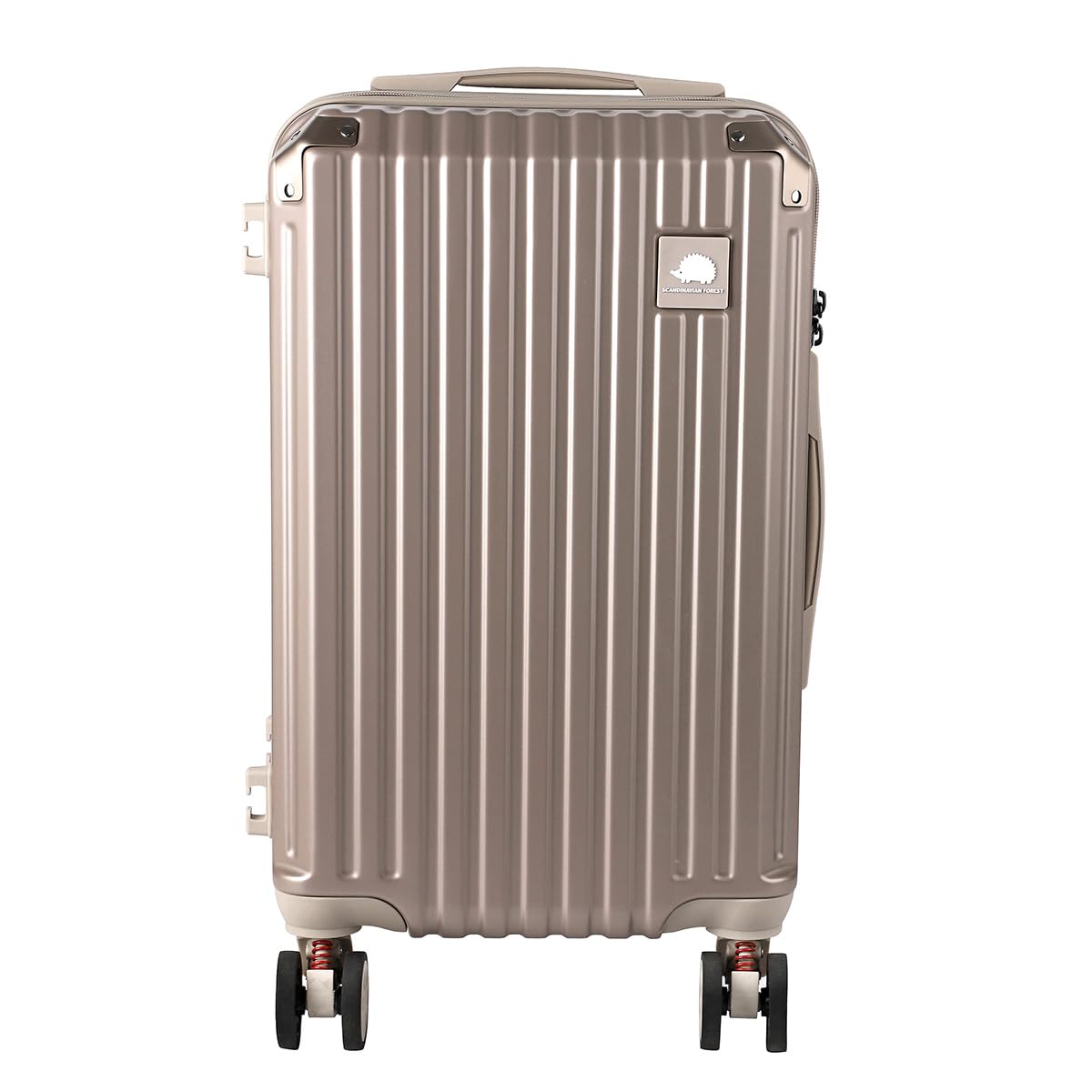 [スカンジナビアンフォレスト] SCANDINAVIAN FORES キャリーケース Sサイズ スーツケース 38L SFRS-2401-S ピンクベージュ×ベージュ