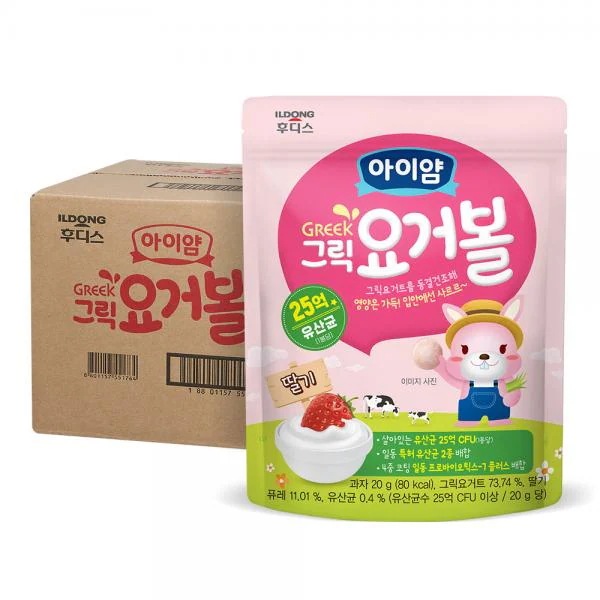 一同フディス アイヤム グリーク これボウル 20g 일동후디스 아이얌 그릭 요거볼 20g