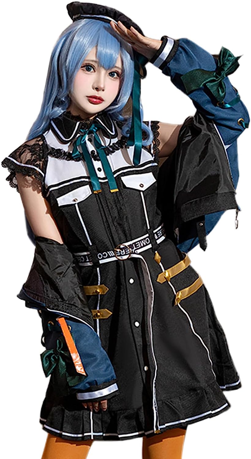 新作入荷コスチュームバーチャル YouTuber VTuber 星街すいせい 新衣装 コスプレ 衣装+ウィッグ 風 仮装 変装 ハロウィン クリスマス 学園祭 文化祭 仮装 コスチューム プレゼント