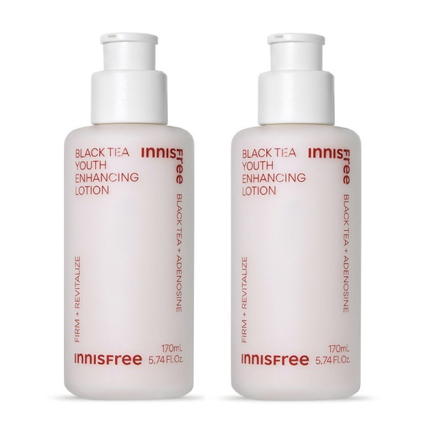 イニスフリー ブラックティー ユース エンハンシング ローション 170ml 2個
