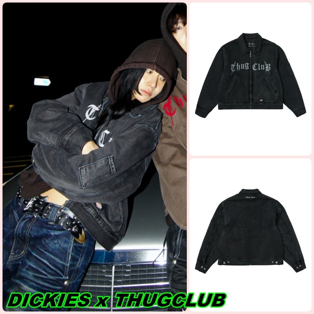 【DICKIES x THUGCLUB】Eisenhower Jacket - Denim Black