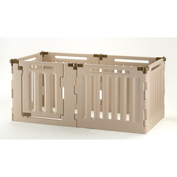 ペット用3WAYサークル 6面70H ベージュ