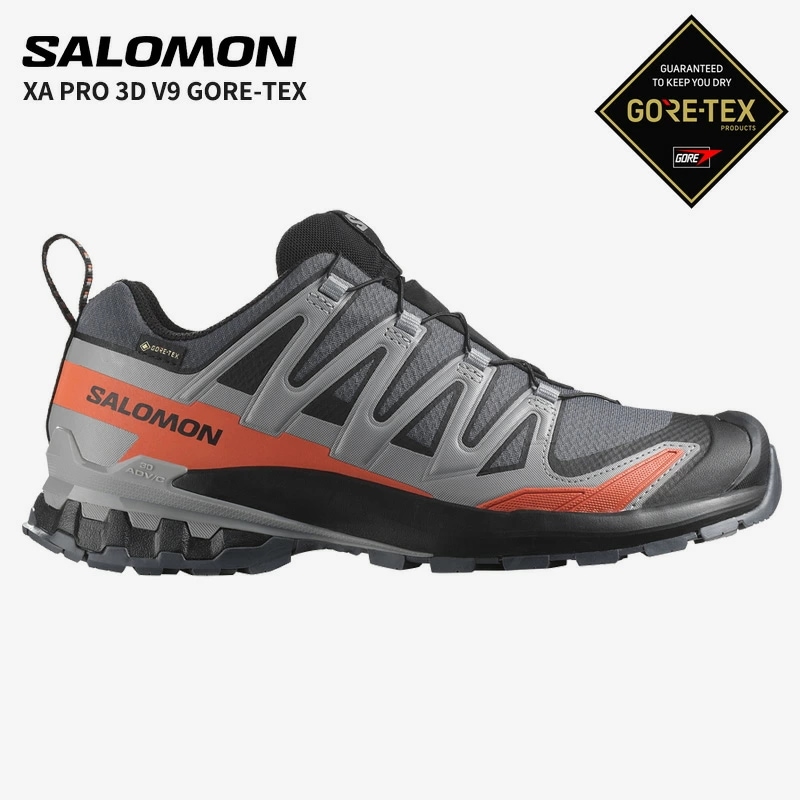サロモン メンズ 超軽量 トレイルランニングシューズ SALOMON XA PRO 3D V9 GORE-TEX スニーカー メンズ L47817500