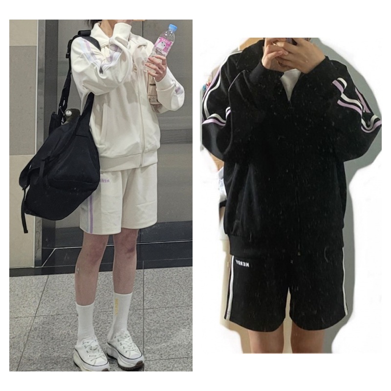 NER NY Bicolor Half Pants Set 人気商品 男女兼用