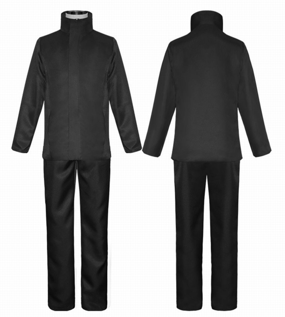 呪術廻戦 風 五条悟 ごじょうさとる コスチューム コスプレ衣装 ブラック ブルー サイズ S―XXL