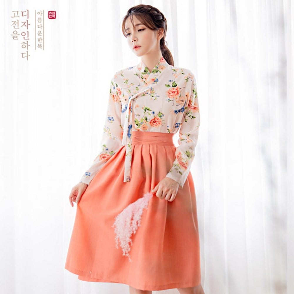 生活韓服ダミヘ ウエストスカート(単品)