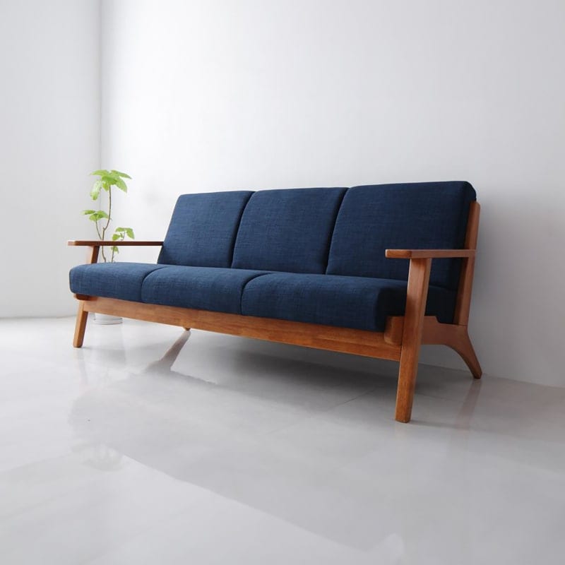 3P ソファー 3人掛け 北欧 ひじ付 ファブリック ジェネリック リプロダクト WEGSOFA