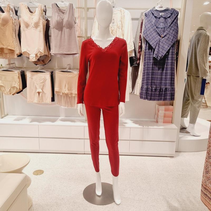 AK水原店プレミアムウール女性下着セットLG9279S