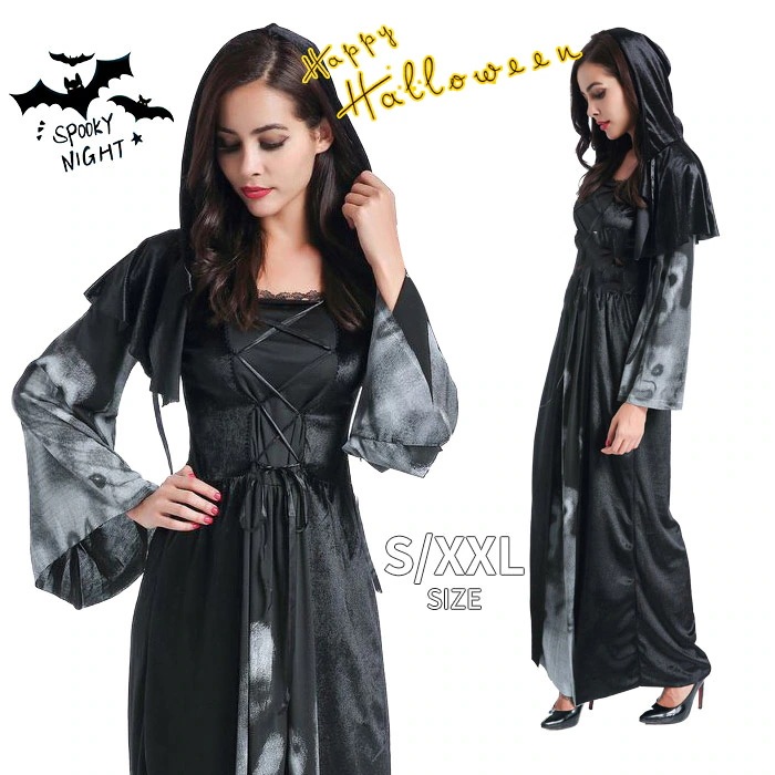 ハロウィン 衣装 レディース バンパイア 吸血鬼 魔女 女性用 女巫 コスチューム 吸血鬼ドレス お化け 仮装 変装 コスプレ衣装 パーティー ステージ 舞台演出服 変身 イベント 学園祭今日は30パ