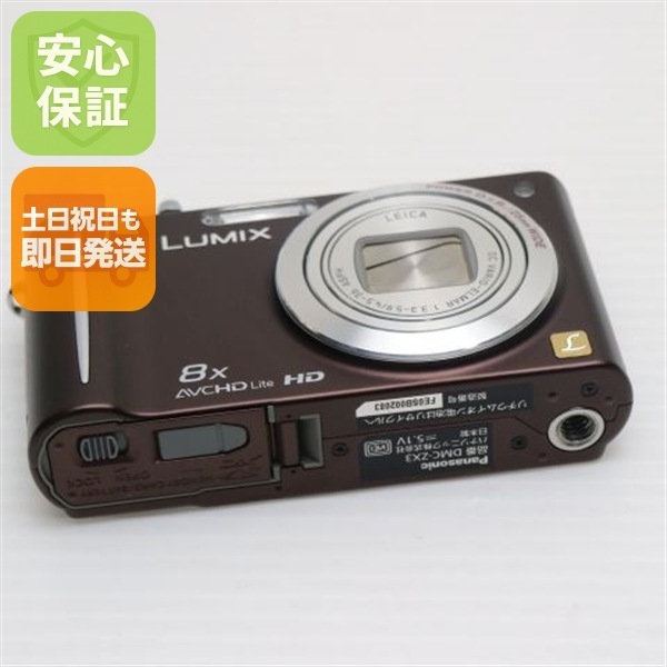 超美品 DMC-ZX3 ブラウン Panasonic LUMIX デジカメ 154