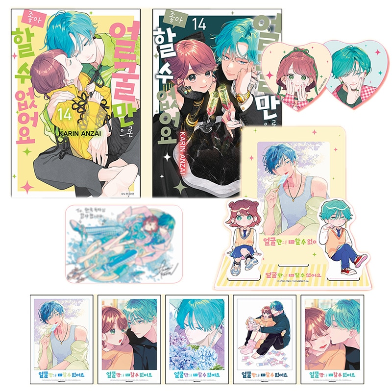 【少量入荷/韓国版】 顔だけじゃ好きになりません 14 限定版 ( 顔好き / 初版付録 / 限定グッズ / 韓国書籍 / 漫画 / コミック / 安斎 かりん 著) 6,355円