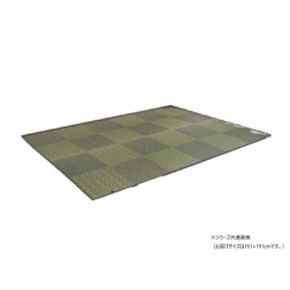 ラグ 純国産 日本製 KOBA-GUARD 抗菌防臭 約191×191cm グレー 1051530133604