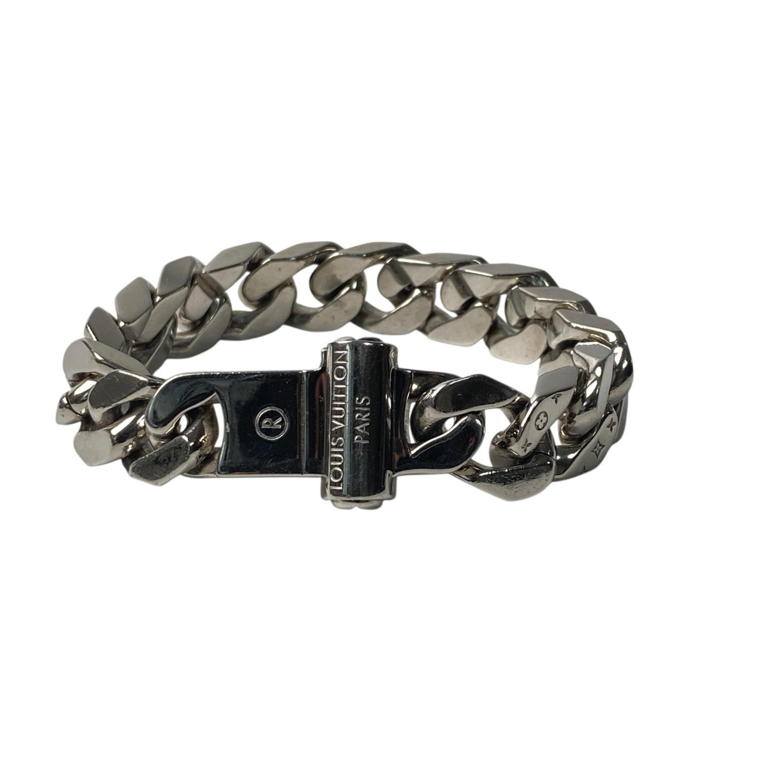 ルイ ヴィトン LOUIS VUITTON メンズ ブラスレメタル LVチェーンリンクス ブレスレット M シルバー LE0220 M68273