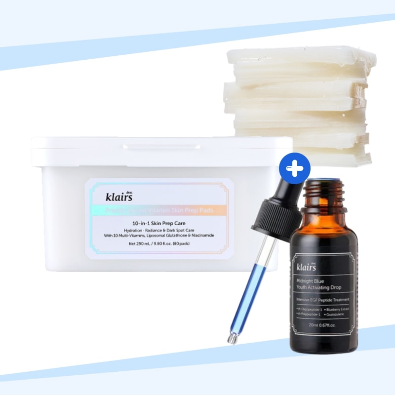 [ビタミン&EGFセット] ビタグル10 マスク 80枚入 + ミッドナイト ブルー ユース アクティベーション ドロップ 20ml