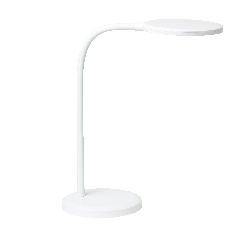 （まとめ買い）ソニック リビガク LEDデスクライト 調光機能付 目にやさしい面発光 ホワイトLV-3158-W [x3]