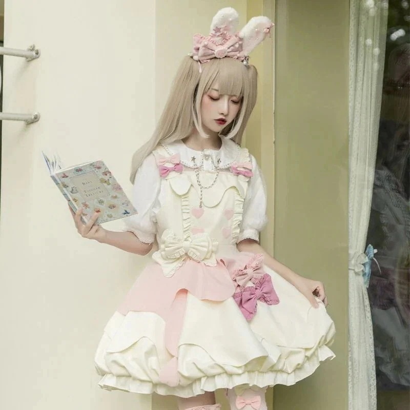 【現品】豹が猫オリジナルlolitaミルク芙可愛日常ロリータワンピース完売絶版