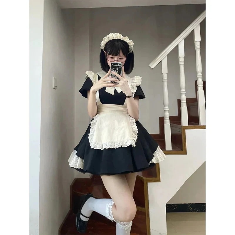 メイドレースデリバリーリボンショート