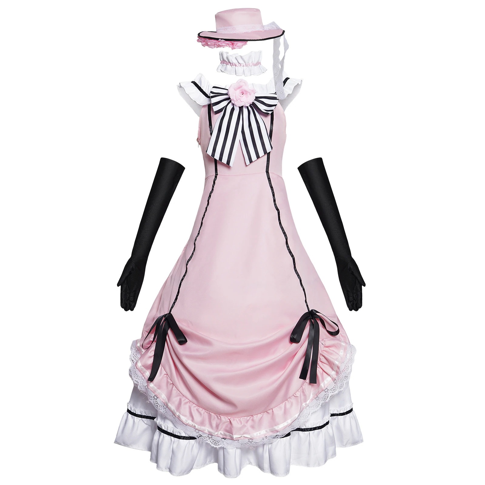 【迅速な出荷】ハロウィーン黒執事服シャルル知更鳥服女装コスプレ衣装